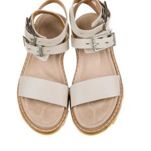 RAG & BONE Leather Colorblock Pattern Sandals Size: 7 | IT 37